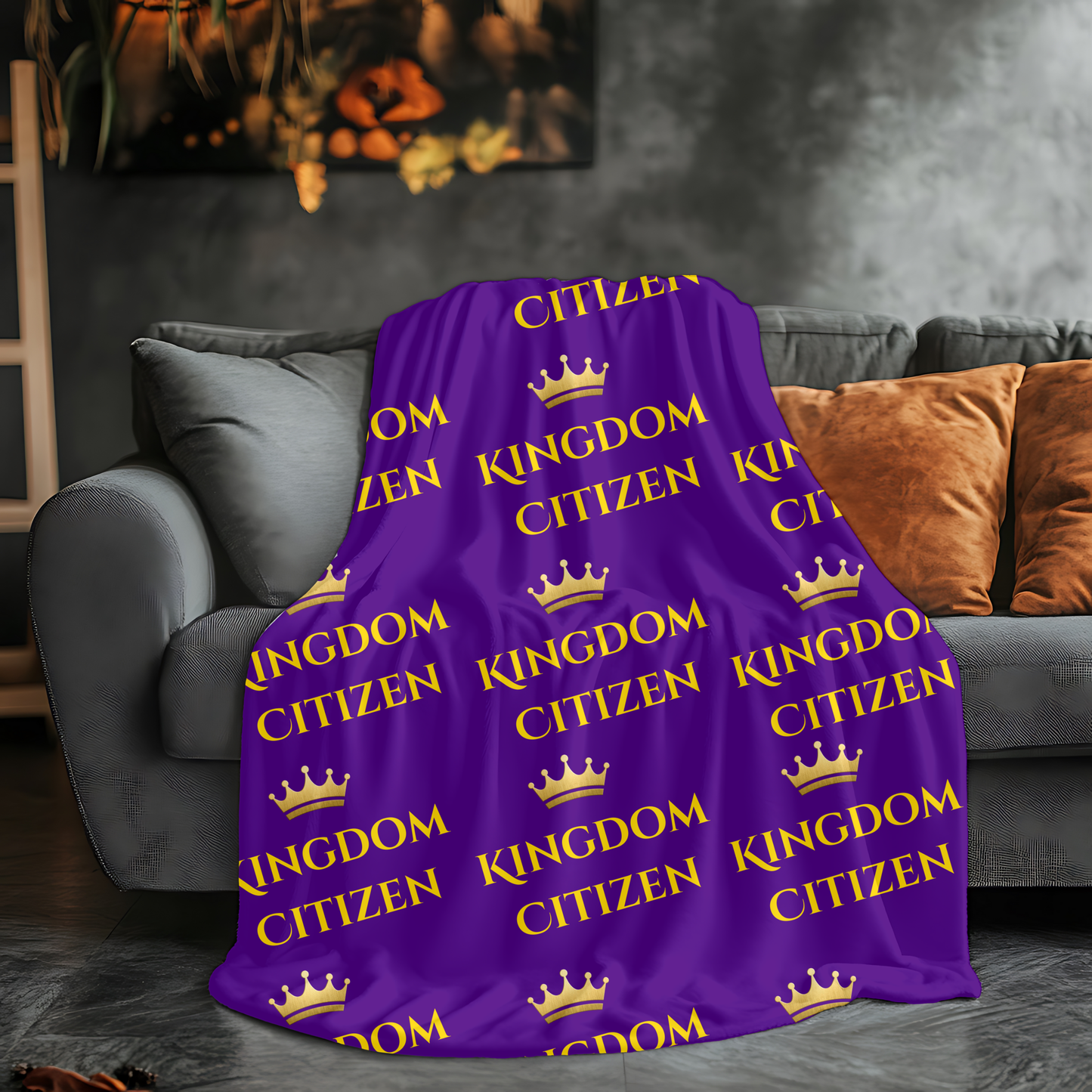 Kingdom Citizen Velveteen Plush Blanket