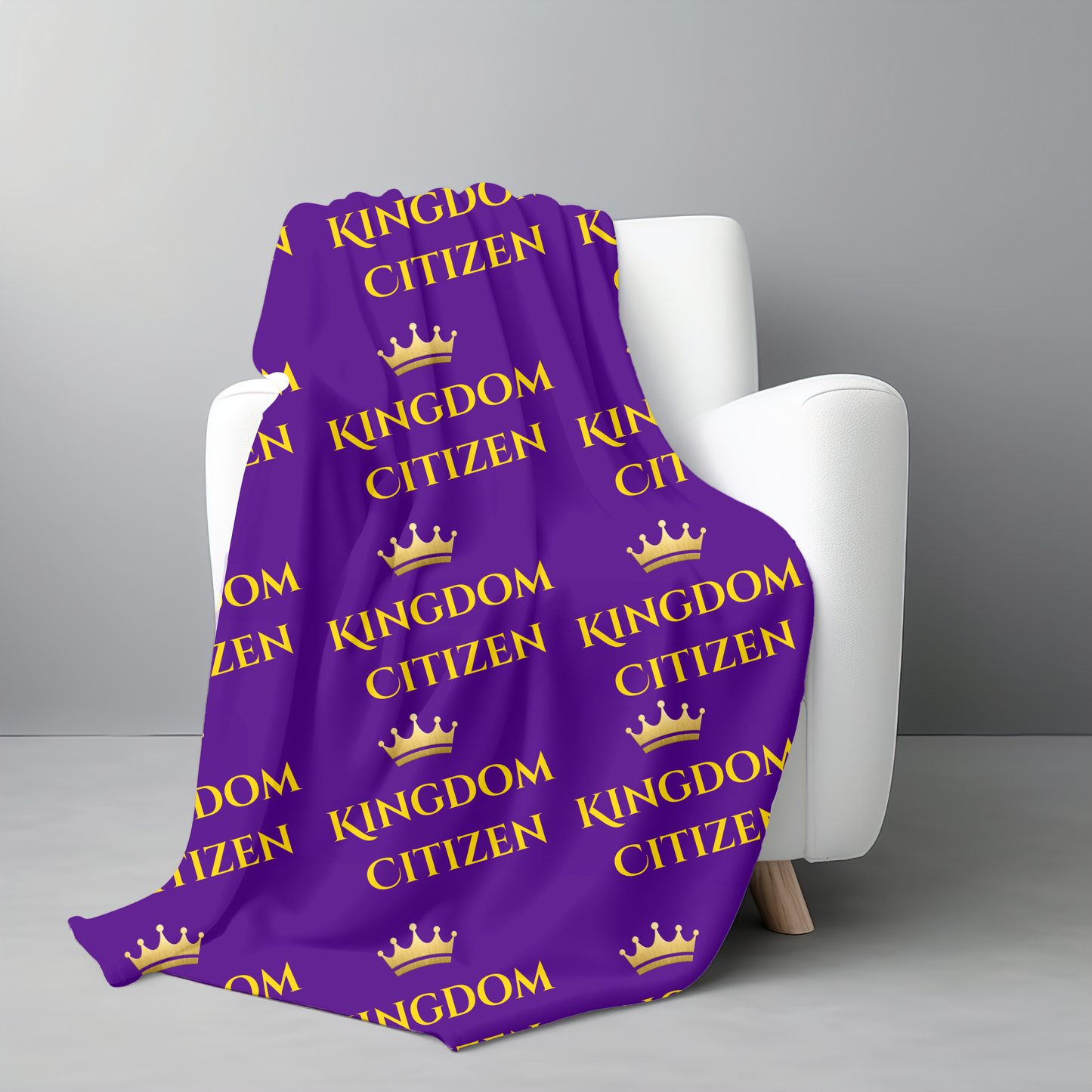 Kingdom Citizen Velveteen Plush Blanket